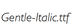 Gentle-Italic.ttf