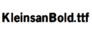 KleinsanBold.ttf