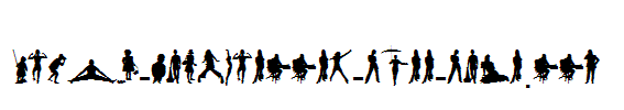 Human-Silhouettes-Free-Five.ttf