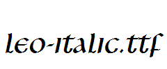 Leo-Italic.ttf