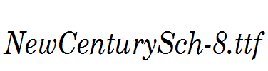 NewCenturySch-8.ttf