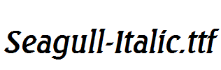 Seagull-Italic.ttf