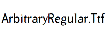 ArbitraryRegular.ttf