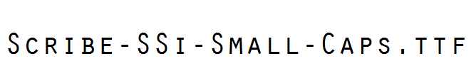 Scribe-SSi-Small-Caps.ttf