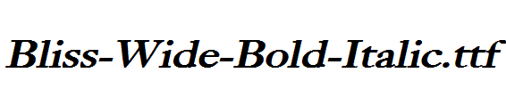 Bliss-Wide-Bold-Italic.ttf