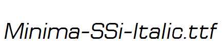 Minima-SSi-Italic.ttf