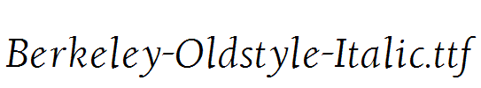 Berkeley-Oldstyle-Italic.ttf