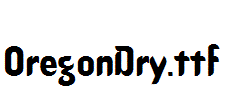 OregonDry.ttf