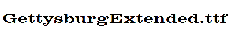 GettysburgExtended.ttf