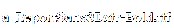 a_ReportSans3Dxtr-Bold.ttf