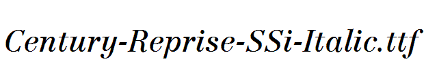 Century-Reprise-SSi-Italic.ttf