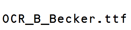 OCR_B_Becker.ttf