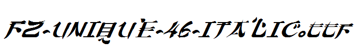 FZ-UNIQUE-46-ITALIC.ttf