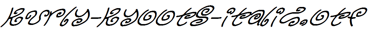 Kurly-Kyoots-Italic.otf