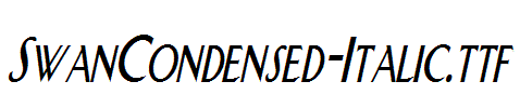 SwanCondensed-Italic.ttf