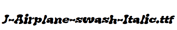 J-Airplane-swash-Italic.ttf