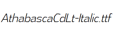 AthabascaCdLt-Italic.ttf