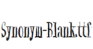 Synonym-Blank.ttf