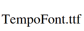 TempoFont.ttf