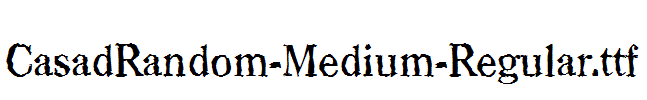 CasadRandom-Medium-Regular.ttf