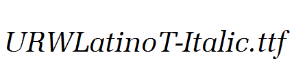 URWLatinoT-Italic.ttf