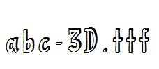 abc-3D.ttf