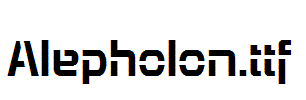 Alepholon.ttf