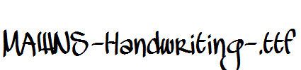 MAWNS-Handwriting-.ttf