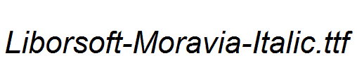 Liborsoft-Moravia-Italic.ttf