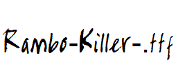 Rambo-Killer-.ttf