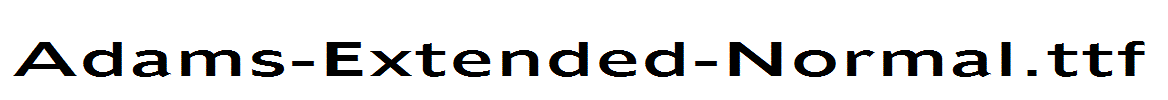 Adams-Extended-Normal.ttf