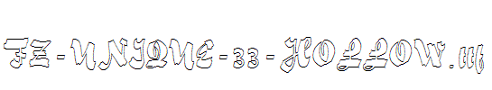 FZ-UNIQUE-33-HOLLOW.ttf