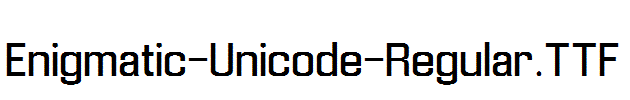 Enigmatic-Unicode-Regular.ttf