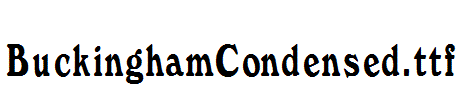 BuckinghamCondensed.ttf