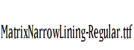 MatrixNarrowLining-Regular.ttf