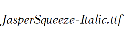 JasperSqueeze-Italic.ttf