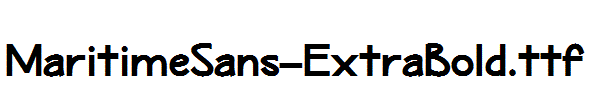 MaritimeSans-ExtraBold.ttf