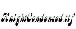 HaightCondensed.ttf