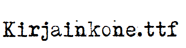 Kirjainkone.ttf