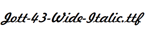 Jott-43-Wide-Italic.ttf