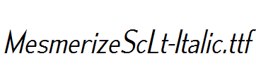 MesmerizeScLt-Italic.ttf