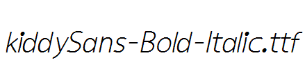 kiddySans-Bold-Italic.ttf