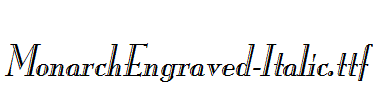 MonarchEngraved-Italic.ttf