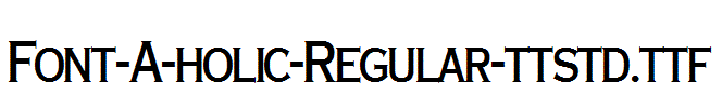 Font-A-holic-Regular-ttstd.ttf