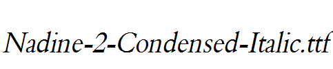 Nadine-2-Condensed-Italic.ttf