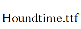 Houndtime.ttf