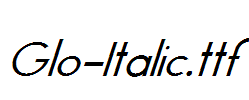 Glo-Italic.ttf