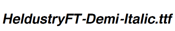 HeldustryFT-Demi-Italic.ttf