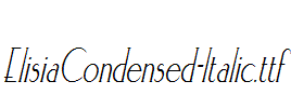 ElisiaCondensed-Italic.ttf