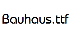 Bauhaus.ttf